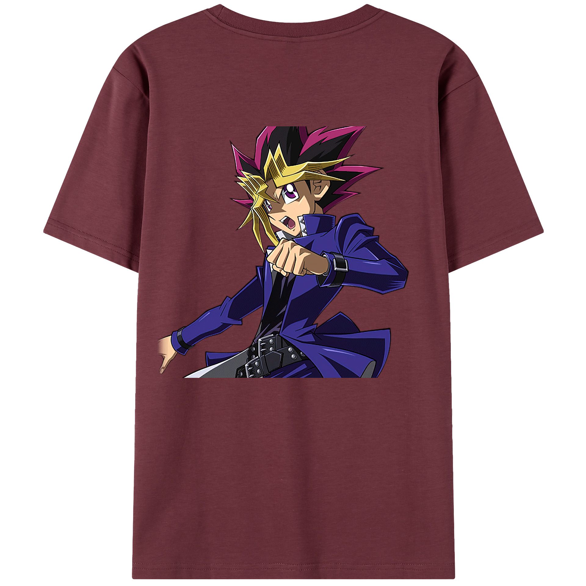 （画像用） 遊☆戯☆王 Yu-Gi-Oh! 綿100％半袖Tシャツ（背面プリント）